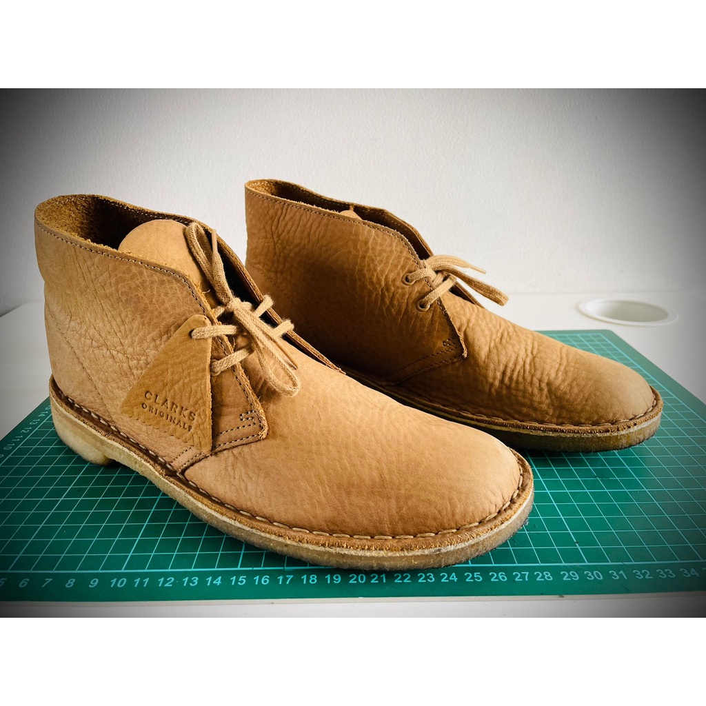 Sepatu Clarks Desert Boots Oak Nubuck Second