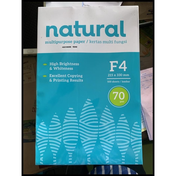 

Kertas Hvs 70 Gram F4 Natural