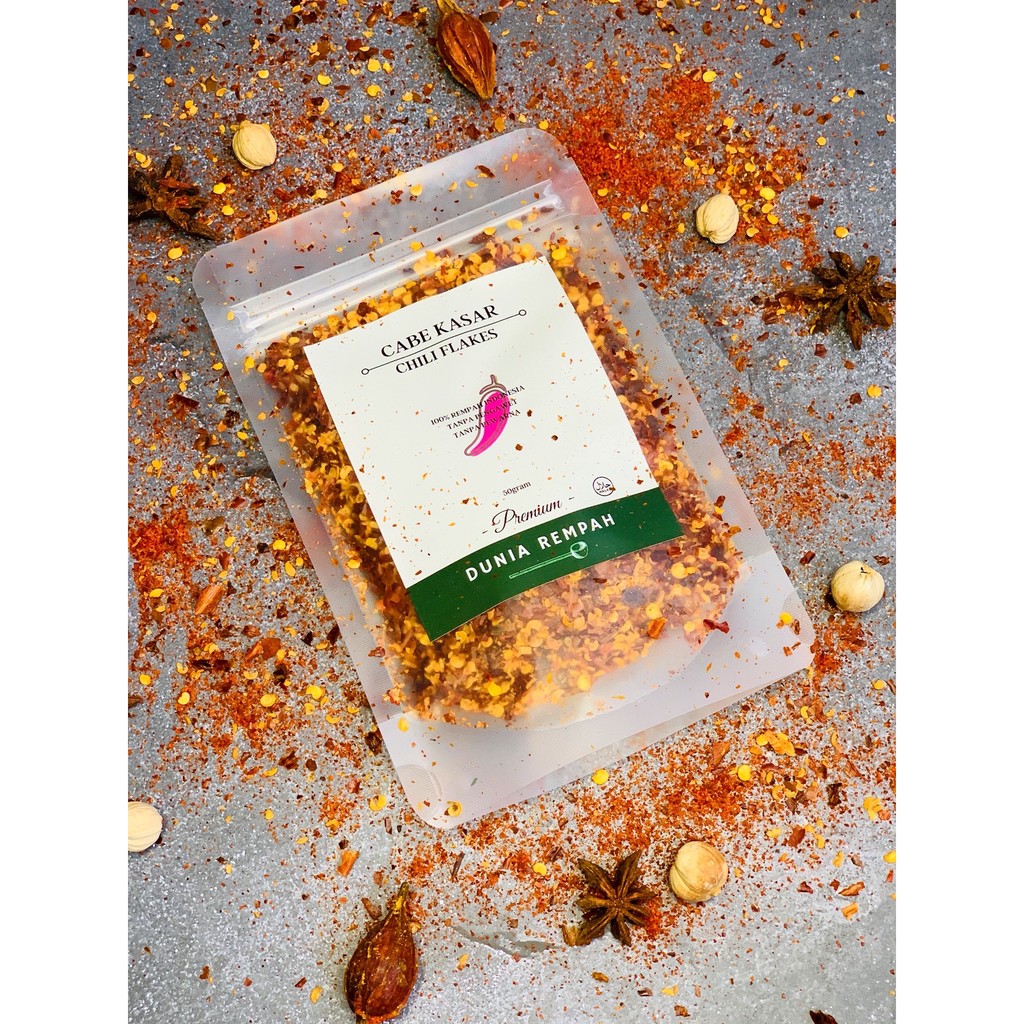 

Cabe Bubuk Kasar / Chili Flakes / JSR 100% PREMIUM QUALITY