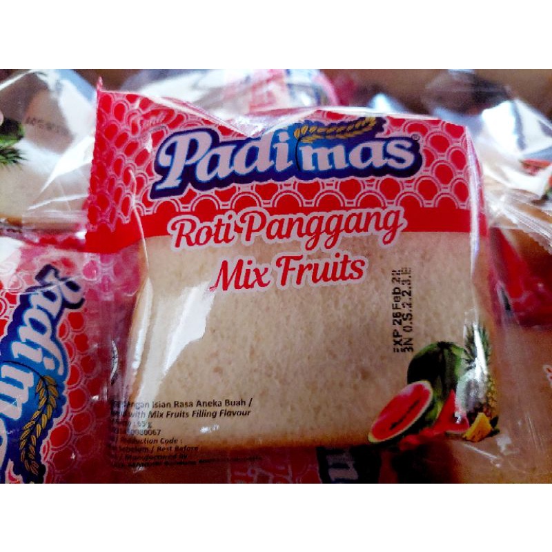 Padimas Roti Panggang / Padimas Ropang 65 gr-Mix fruits