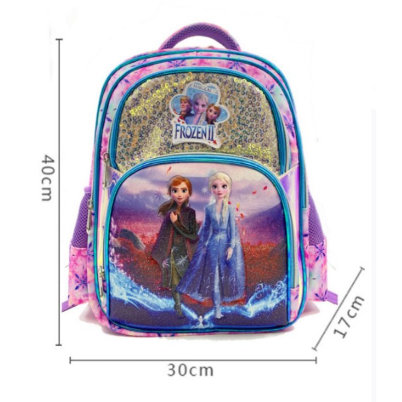 tas ransel usap sequin frozen (besar)