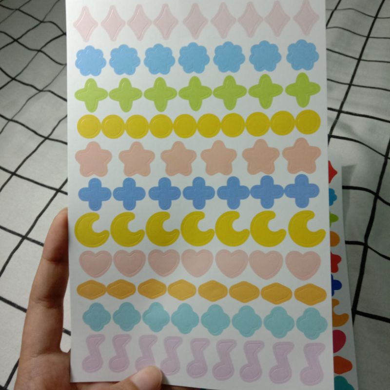 Jual stiker dekorasi isi 85 stiker aesthetic bujo / stiker hiasan bujo