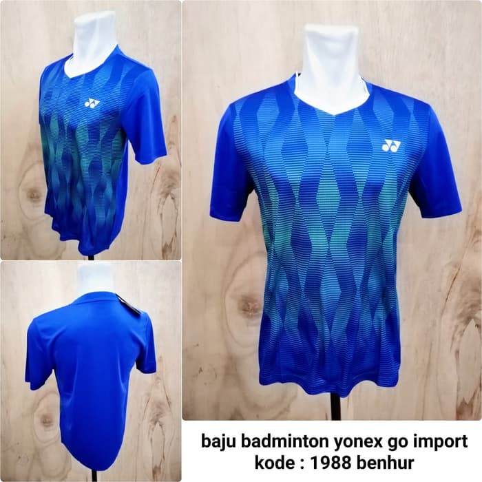 Baju badminton Yonex 1988 kaos badminton yonex grade ori import murah