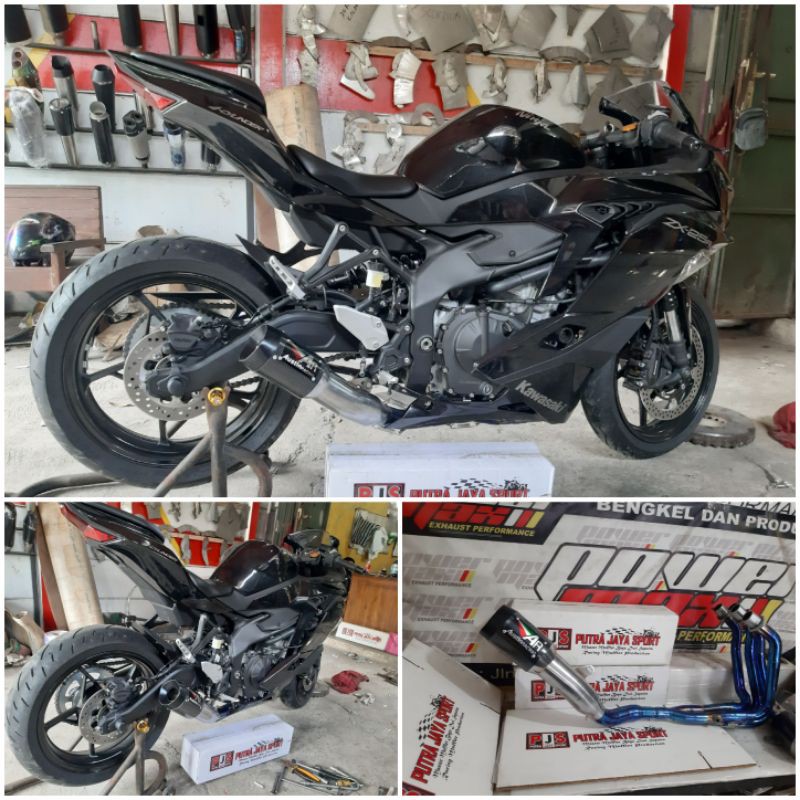 Knalpot Zx25r Full System Austin Racing Leher Bluemon Pnp Indonesia