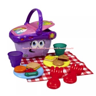 Leapfrog Shapes &amp; Sharing Picnic Basket Keranjang Piknik Mainan Bayi Keranjang Piknik Leap Frog