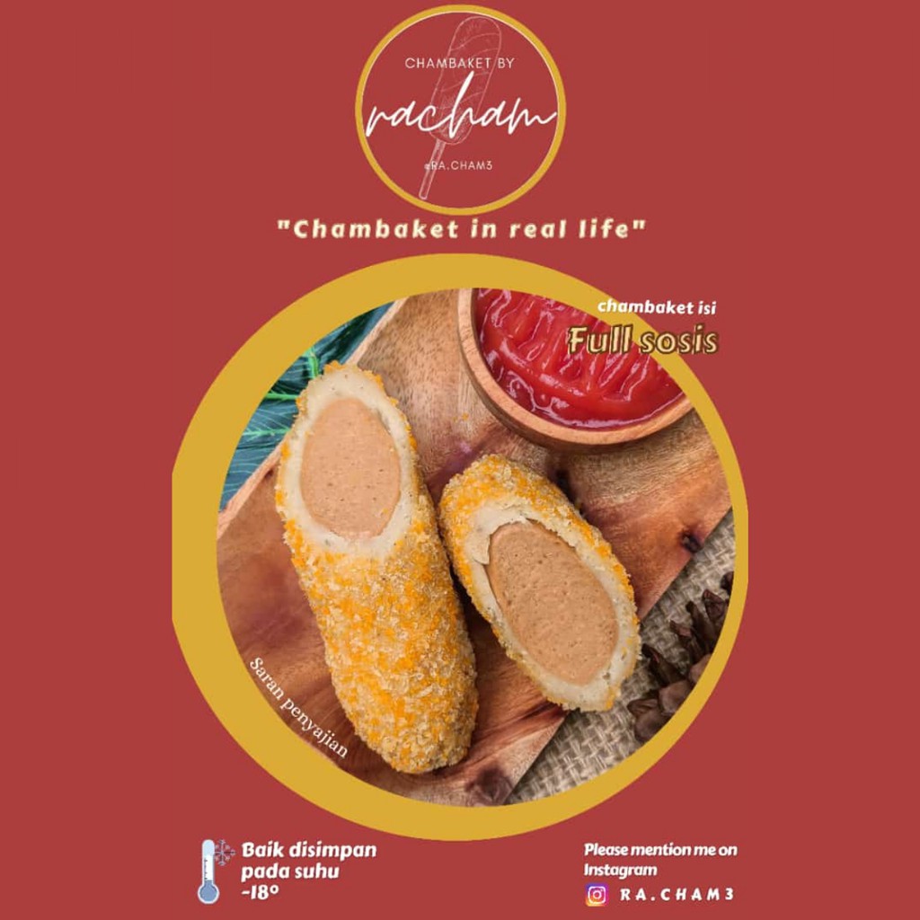 

Corndog Daging Varian Full Sosis Frozen Food