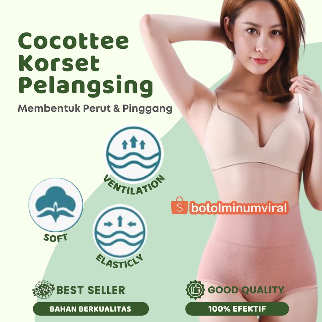 COCOTTEE KORSET PELANGSING CD CELANA DALAM Perut Buncit Wanita PREMIUM