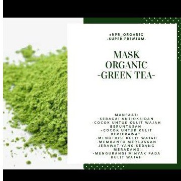 Masker organik Npr glow///COD
