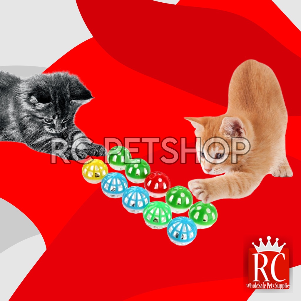 Mainan Kucing Kerincingan Cat Toys Kitten Bola Kerincing