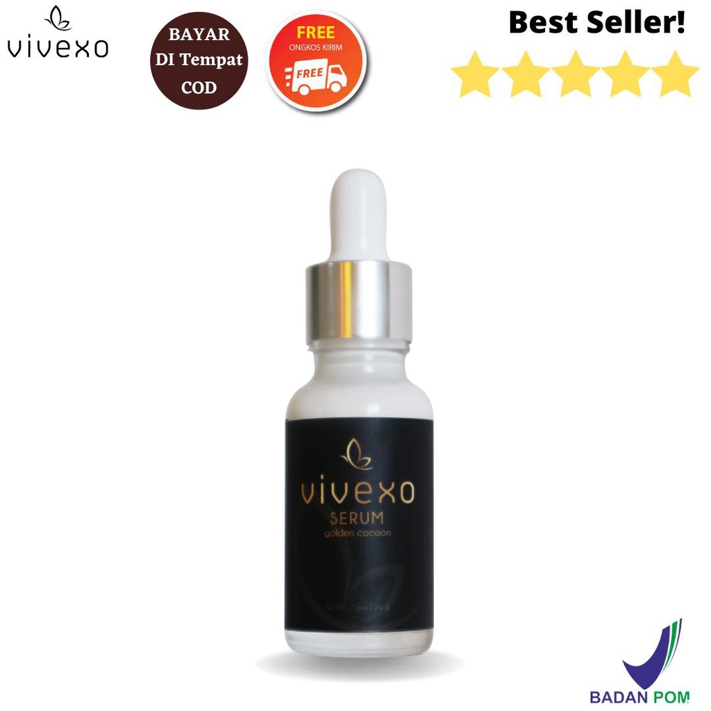 VIVEXO SERUM WHITENING | BPOM WAJAH GLOWING PEMUTIH KOREA ORI KRIM FARMA | AMAN BUMIL BUSUI