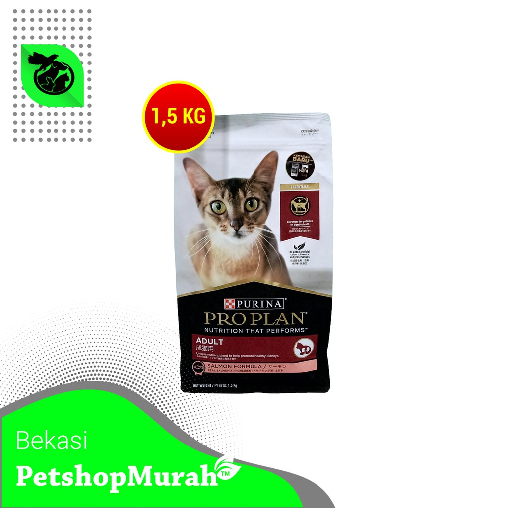 ProPlan Makanan Kucing Dewasa Adult Pro Plan Cat Food Salmon 1.5 KG