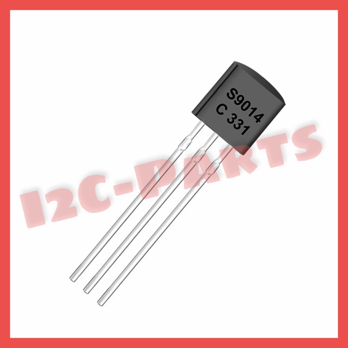 S9014 NPN 9014 TO-92 Epitaxial Silicon Planar Transistor