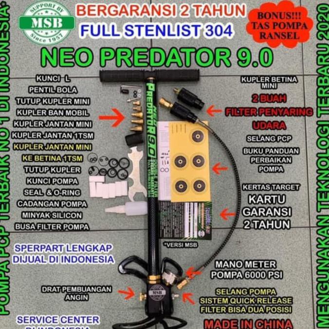 BARANG BARU POMPA NEO PREDATOR 9.0 - POMPA PCP STENLIST