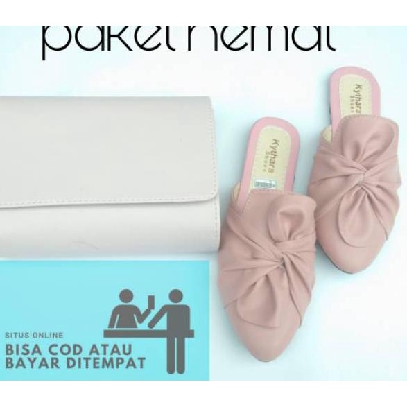 

Diskon Hemat /PAKET HEMAT/TAS DAN SLOP PITA MOCCA SALEM