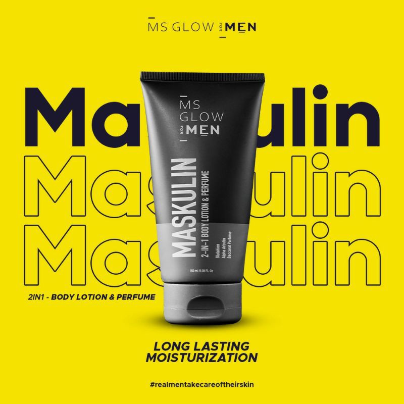 MASKULIN Ms Glow Men / For Men Lotion Parfume-ms glow for men-ms glow original-ms glow