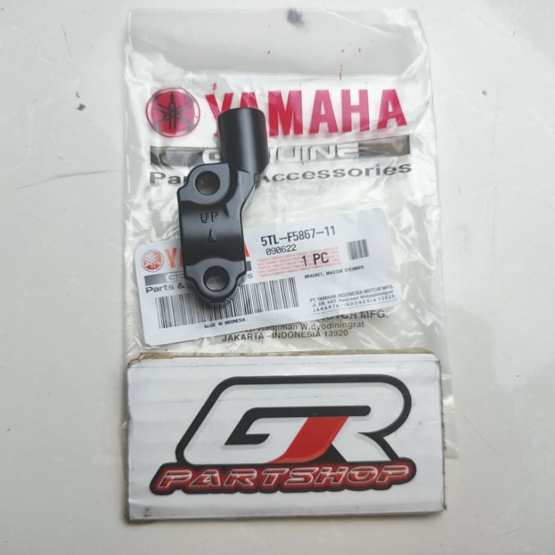 DUDUKAN SPION KANAN HITAM MIO SPORTY SMILE AEROX LEXI NMAX ORIGINAL YAMAHA BRACKET MASTER REM DEPAN XRIDE X-RIDE XEON MIO J M3 SOUL GT DUDUKAN HANDLE HENDEL REM BELAKANG BREKET BRAKET ORI YGP