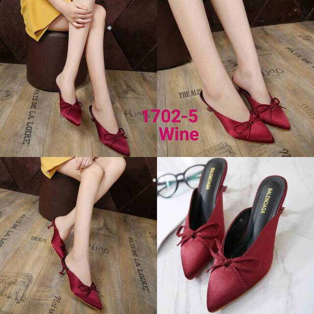 BALENCIAGA HIGH HEEL LOAFERS SHOES 1702-5