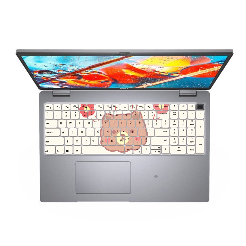 Cover Pelindung Keyboard Dell Latitude 7750 7520 Anti Debu Motif Kartun Bunga