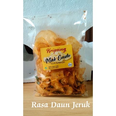 

Kripik Singkong Mak Ende 125 gr Rasa Daun Jeruk