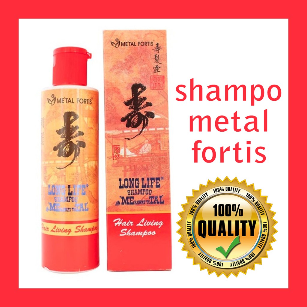 Shampo Metal Fortis 100ml - Shampoo Pemanjang Rambut BPOM - memanjangkan rambut - menyuburkan rambut