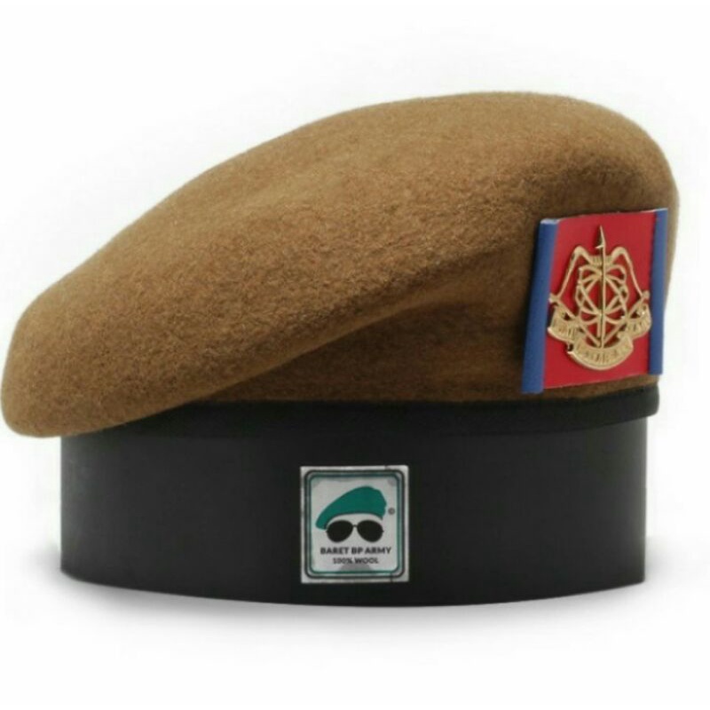 Baret TNI AD (ARHANUD + emblem -60)