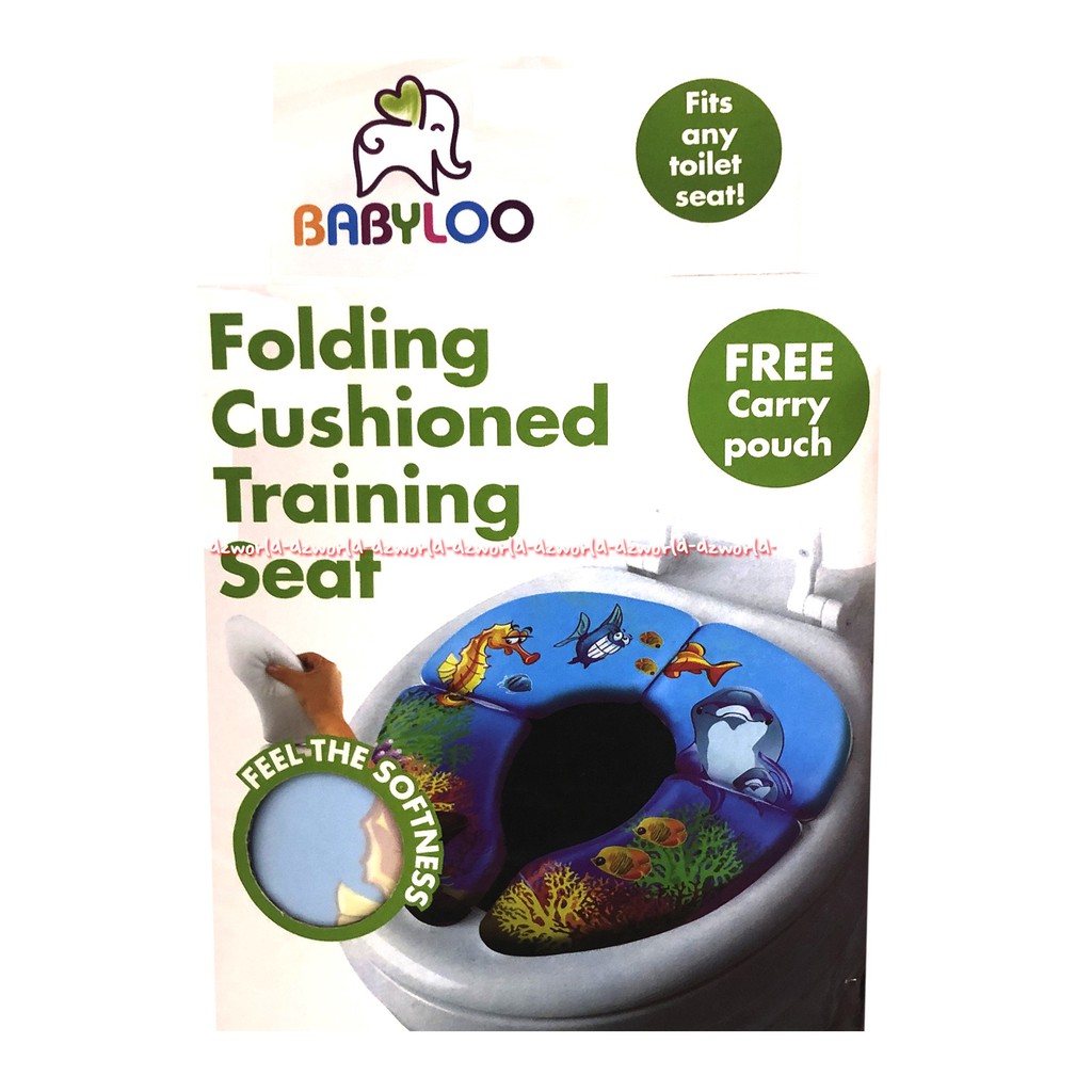 Babyloo Folding Cushioned Training Seat Alat Kursi Belajar Toilet WC