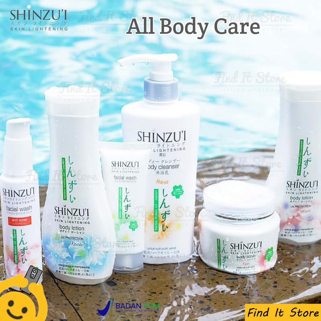 Shinzui Skin Lightening Body Lotion | Hand &amp; Body Lotion 100ml 210ml BPOM