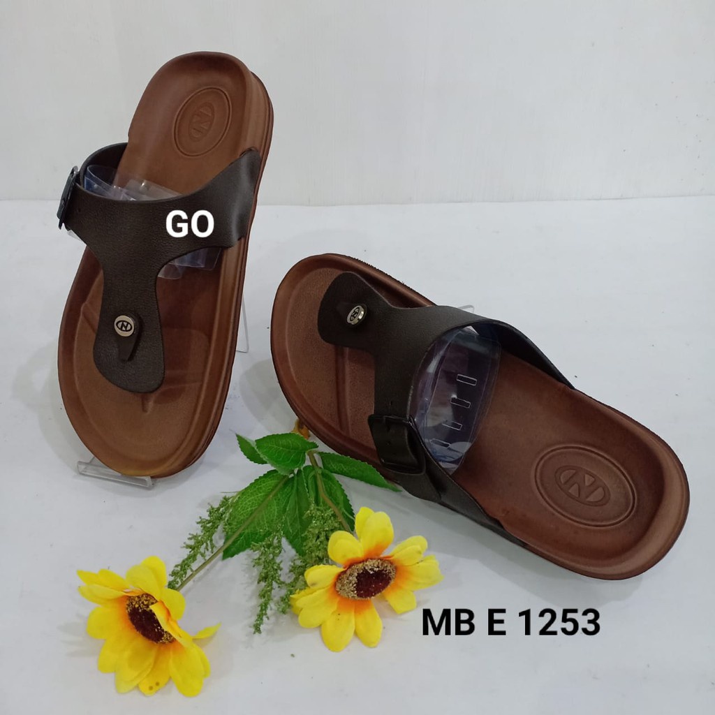 sogo NEW ERA MB E1253/MB E71253 &amp; ATT PSJ 4106 Sandal Karet Sintetis Pria 39/43