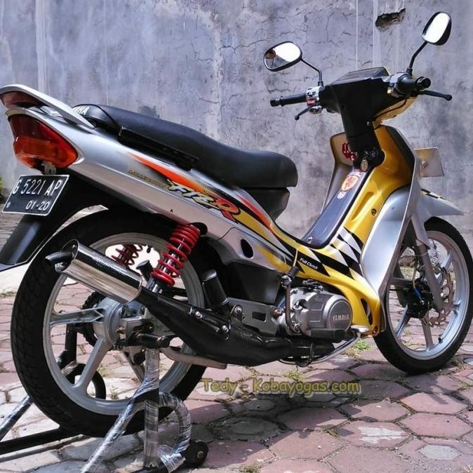 Cover Body Halus F1Zr Milenium Mille Kuning Silver