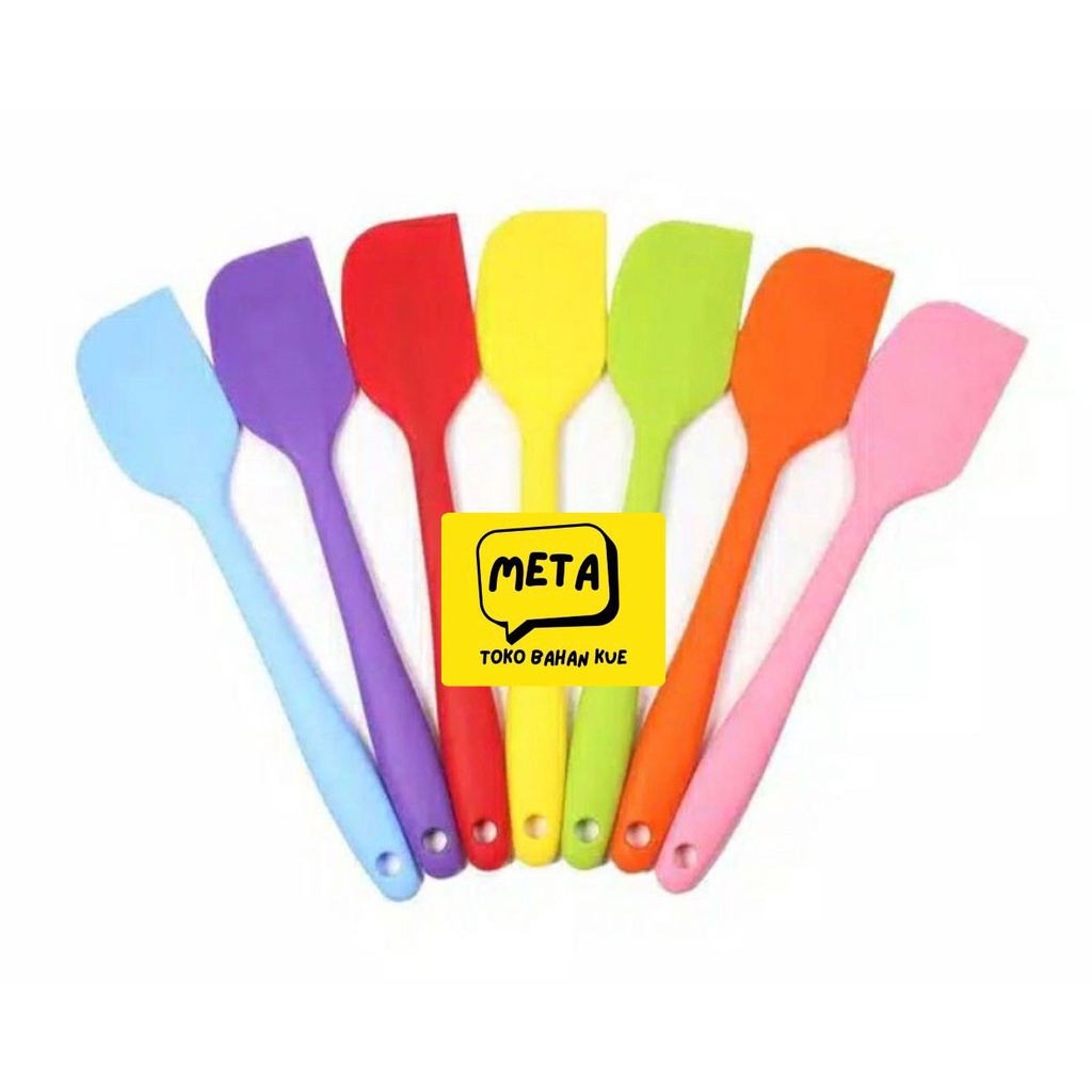 SPATULA SILIKON 21CM / SPATULA SILIKON KECIL / SPATULA FOOD GRADE / SPATULA MASAK / SPATULA BAKING / SODET SILIKON