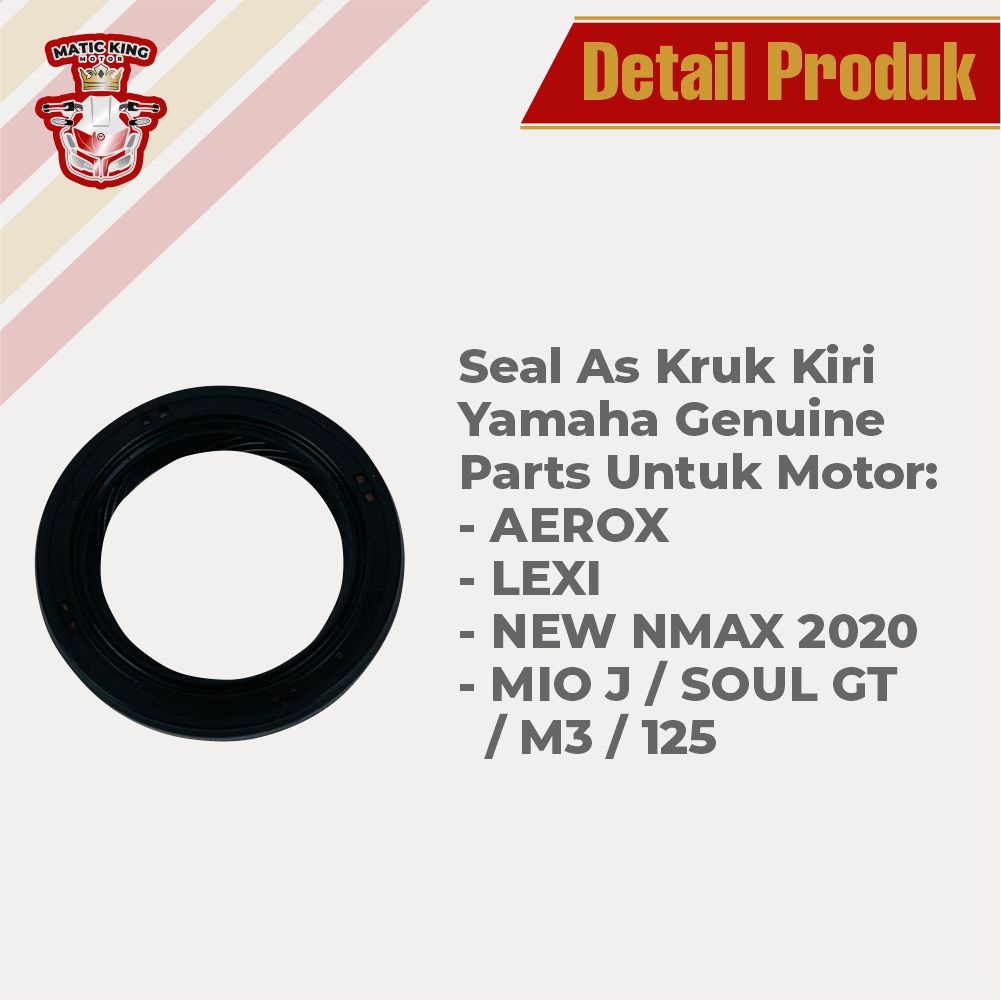 SEAL SIL KRUK AS KIRI AEROX LEXI NEW NMAX 2020 mio j / soul gt / m3 / 125 ORIGINAL YAMAHA.