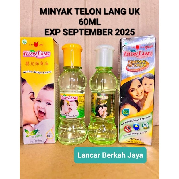 Minyak Telon Lang 60ml//Minyak Telon Lang Plus 60 ml