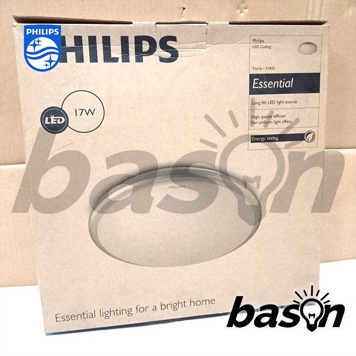 PHILIPS Ceiling LED 31825 Twirly 17W 1100lumen 35x35x6.6cm