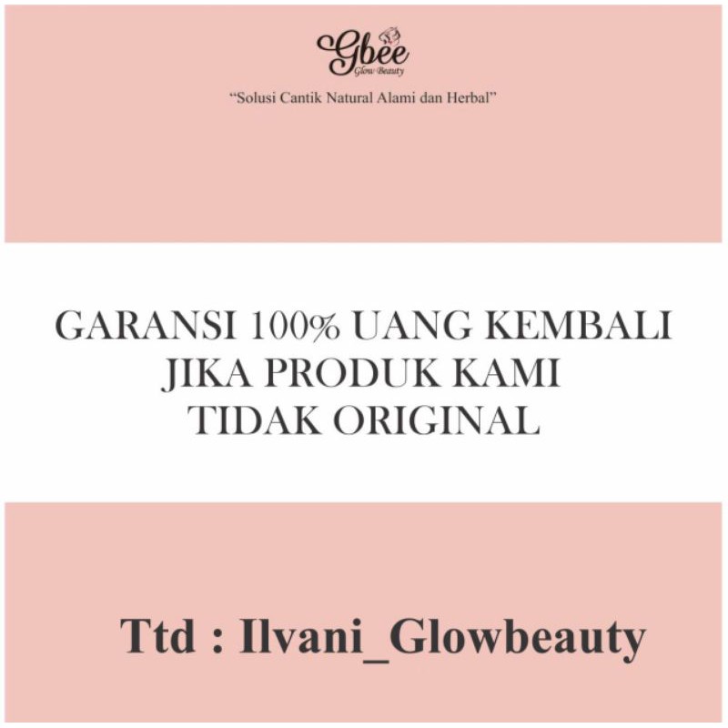 PROMO Paket Skincare Gbee Glow Beauty small kinclong Termurah (mempercepat glowing pada kulit wajah)-7
