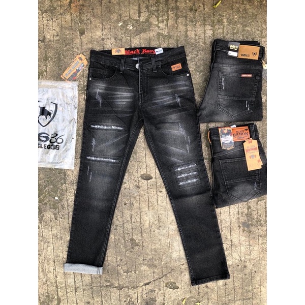 Celana panjang jeans robek robek terbaru/celana panjang jeans street/celana panjang jeans skiny