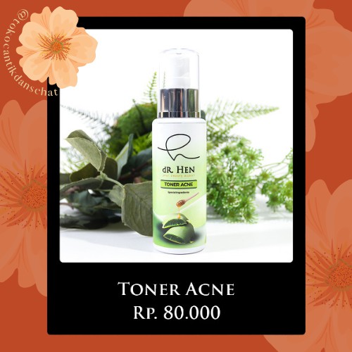 dR. Hen Toner Acne - dR. Hen Skincare by Athena Group
