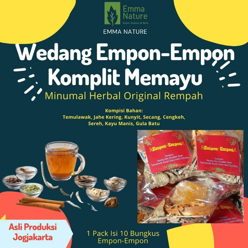 

Wedang Empon Empon Minuman Herbal Original Rempah Segar Menyehatkan Meningkatkan Daya Tahan Tubuh