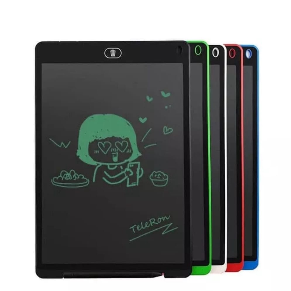 Alat Tulis LCD 8.5&quot; Writing Tablet Board Pad Drawing Magic Book Tab Untuk Anak Dan Dewasa-Papan Tulis Untuk Gambar Menghapus LCD 8.5 Inch LED Color With Stylus Pen Mainan Anak Edukasi Belajar Anak