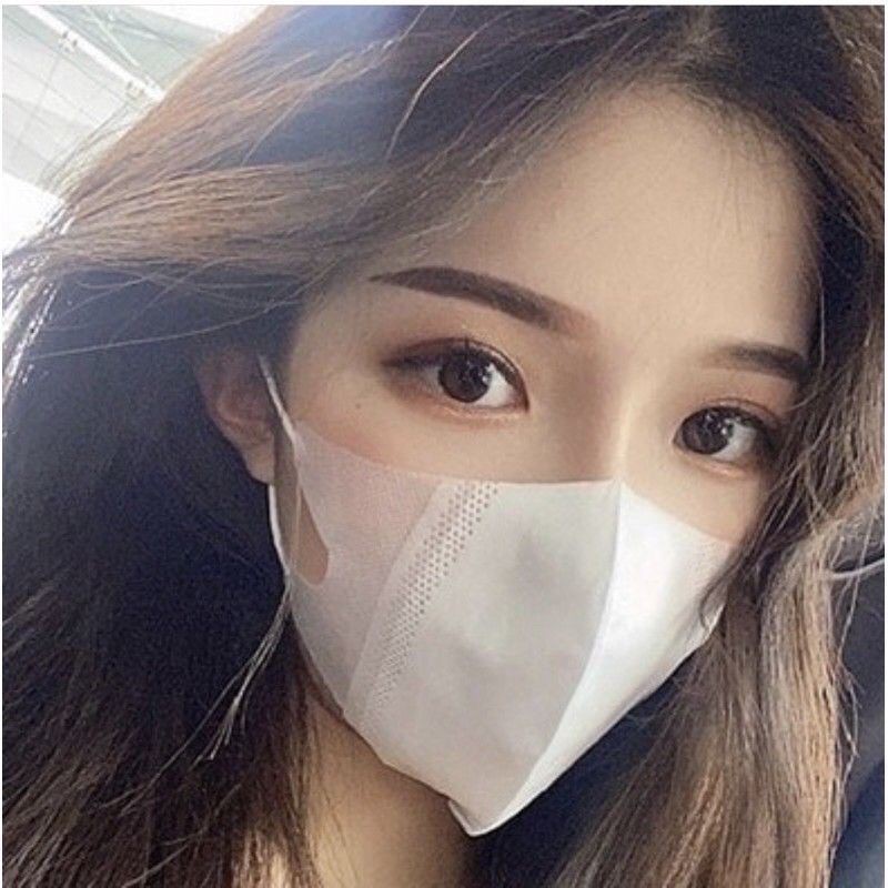 Masker Hitam Duckbill Warna Hitam Dan Putih Garis Ecer Termurah Face Mask