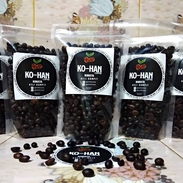 

Kopi Robusta Dampit by KOHAN 500Gr Grade Premium - Biji sangrai.