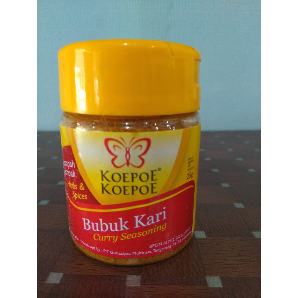 

Bubuk Kari Koepoe koepoe murah packing ori 25gr