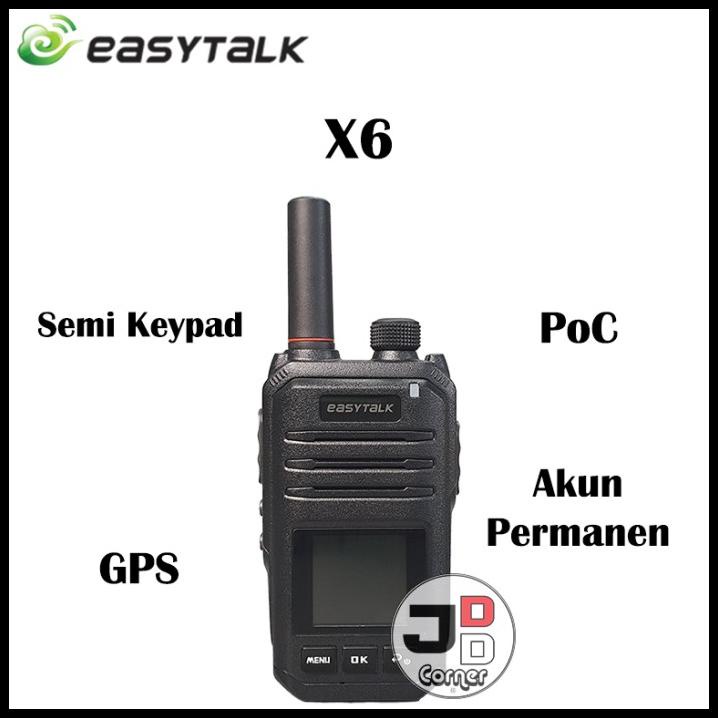 Ht Poc Easytalk X6 Wifi 4G Lte Gps Akun Permanen Internet Original