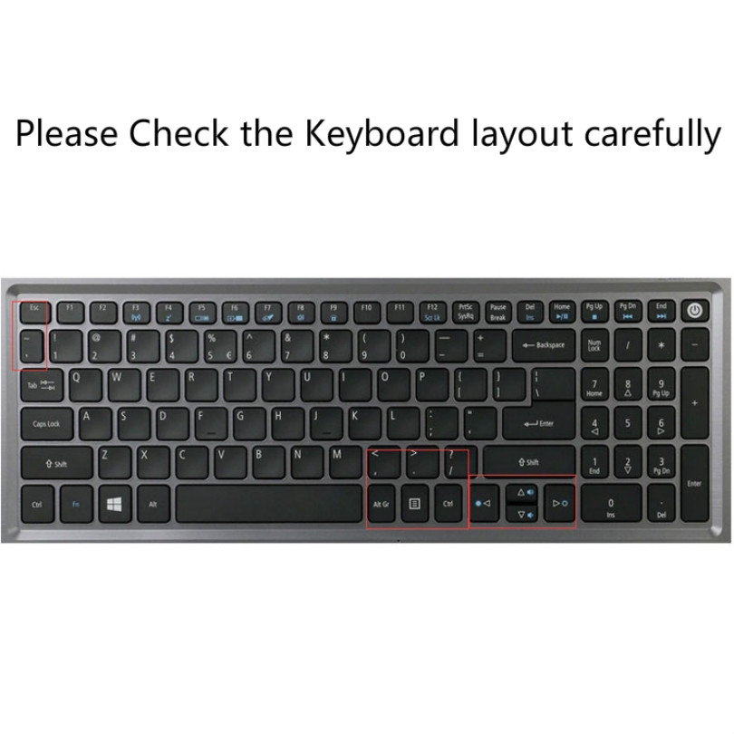 Pelindung Keyboard Silikon 15.6 Inch Untuk Acer E5-575G-51Sf A615 Tmp2510 Tx520 E5-576GE5-523