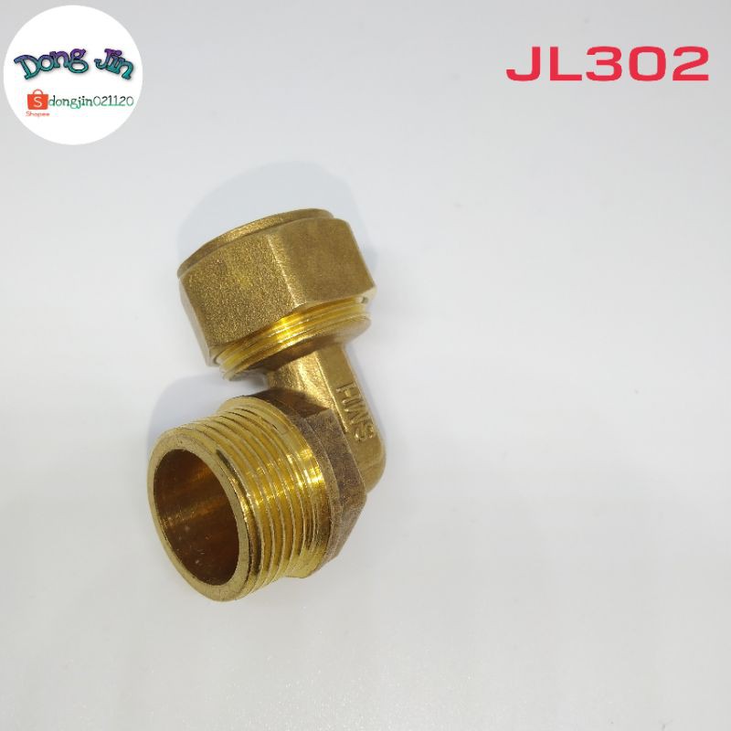 Keni Drat luar Sambungan pipa air panas 3/4 Inch JL302