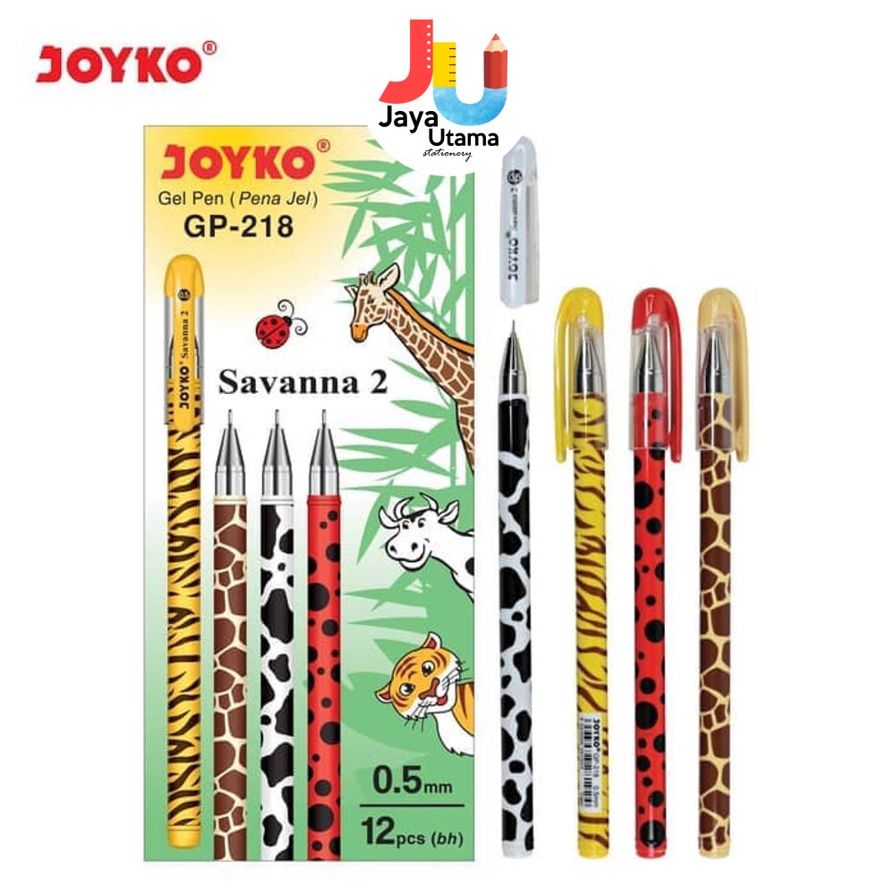 

Joyko Bolpen Ball Pen Pulpen Pena Savanna Gp-218 Hewan