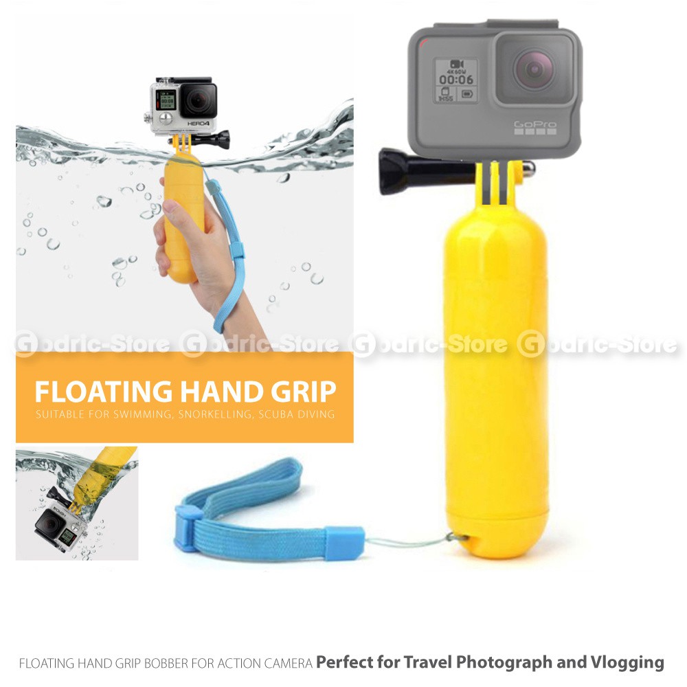 Godric Bobber Floating Hand Grip for GOPRO HERO / XIAOMI YI / BRICA / DJI OSMO Action Camera