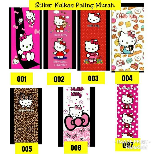 

Stiker Kulkas motof kartun anak