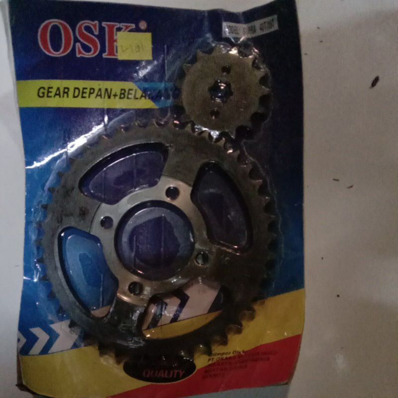 GEAR Gir Set Depan Belakang Astrea Grand Supra X Win 100 Win100 Prima Astrea 428 60T 55T 50T 45T 40T 38T 36T 10,12,13,14,15,36,38,40,45,50,55,60T Sprocket-5