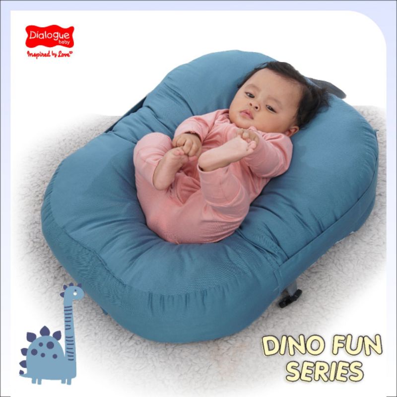 Dialogue sofa bayi 3in1 dino fun series DGK9223 / tempat tidur duduk bayi