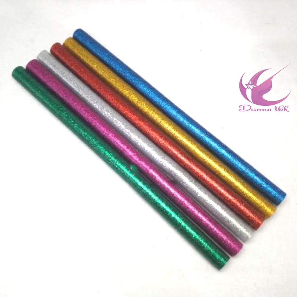 Glue Gun Refill isi Lem bakar / Lem tembak besar warna glitter 1 Pcs